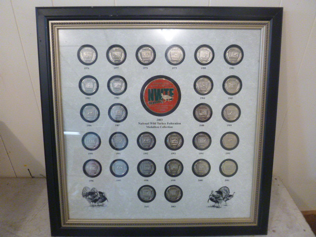 lot 4 image: 2003 National Wild Turkey Federation Medallion Collection