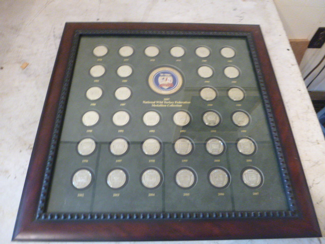 lot 5 image: 2007 National Wild Turkey Federation Medallion Collection