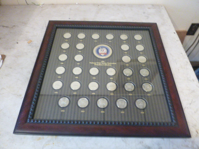 lot 6 image: 2006 National Wild Turkey Federation Medallion Collection