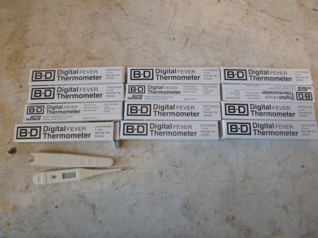 lot 55 image: 21 Becton Dickinson Digital Thermometers