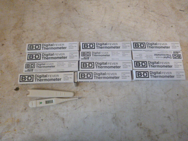 lot 56 image: 22 Becton Dickinson Digital Thermometers