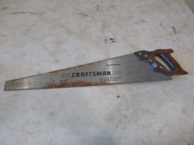 lot 109 image: Craftsman Professional Hand Saw