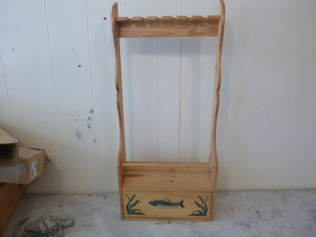 lot 139 image: Fishing Rod Rack