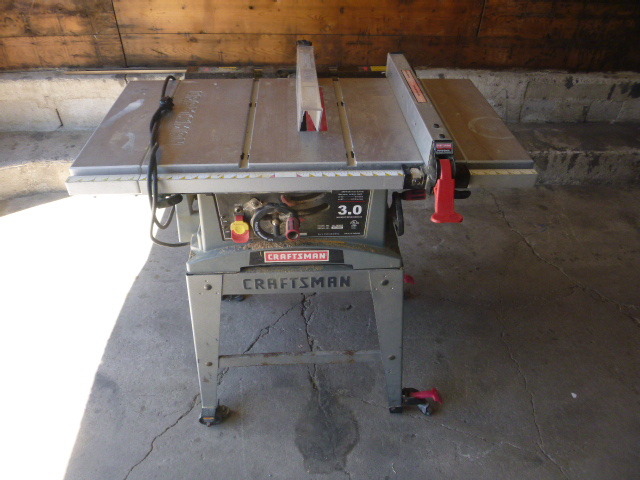 lot 165 image: Craftsman Table Saw