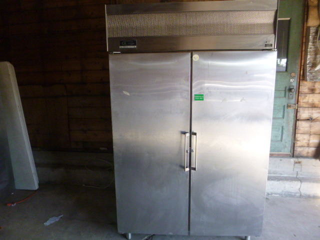 lot 1 image: Glenco Stainless Steel Guardian Refrigerator