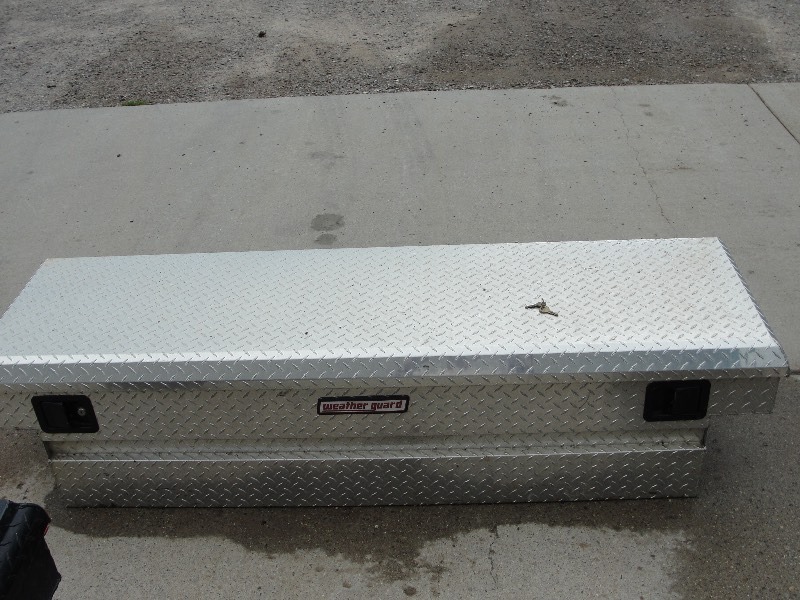 Weather Guard Cross over tool-box with keys