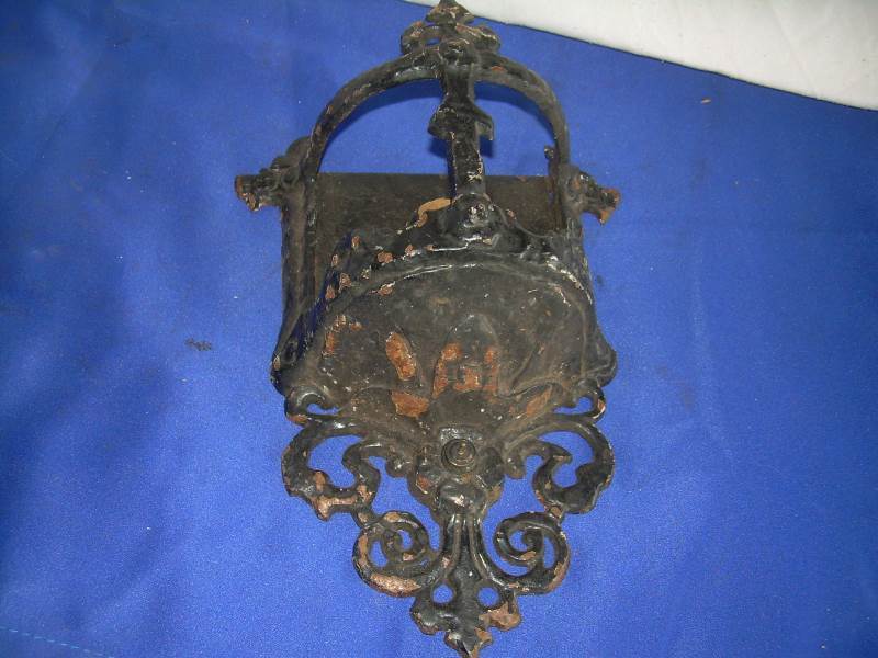 vintage cast iron light fixture