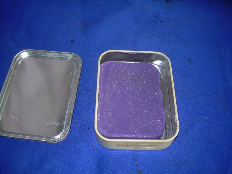 vintage wax polish tin