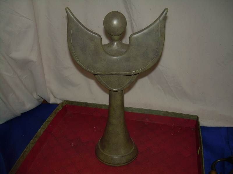 vintage angel statue