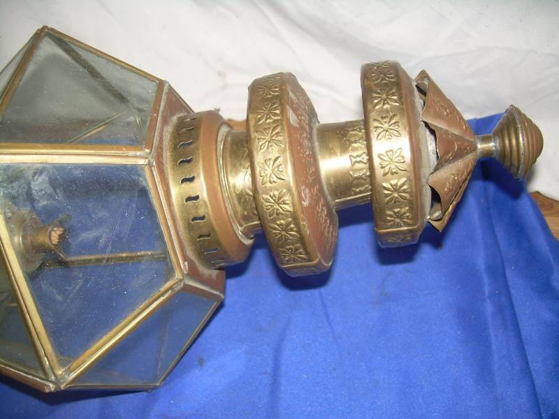 vintage outside oil lamp