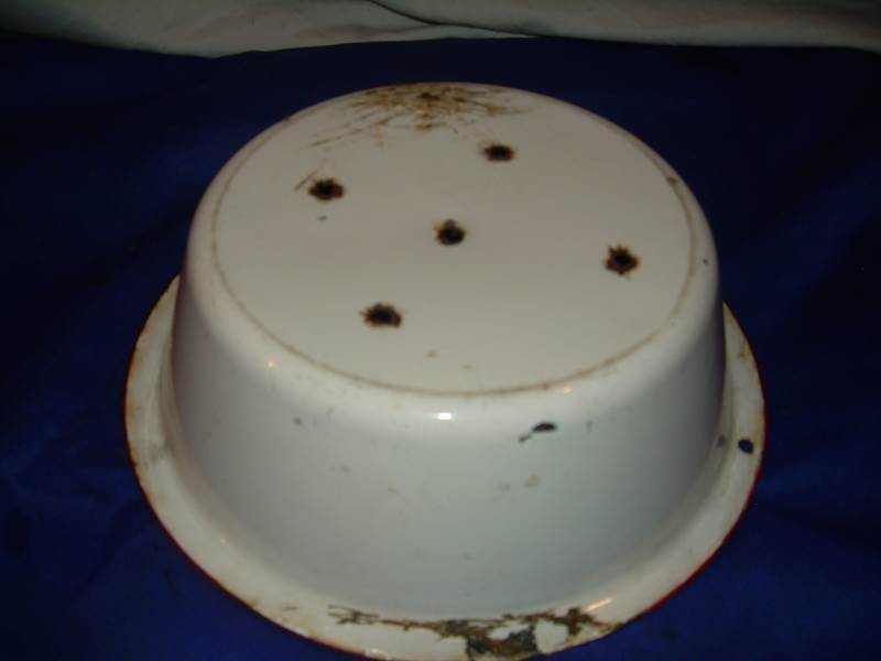 vintage metal basin