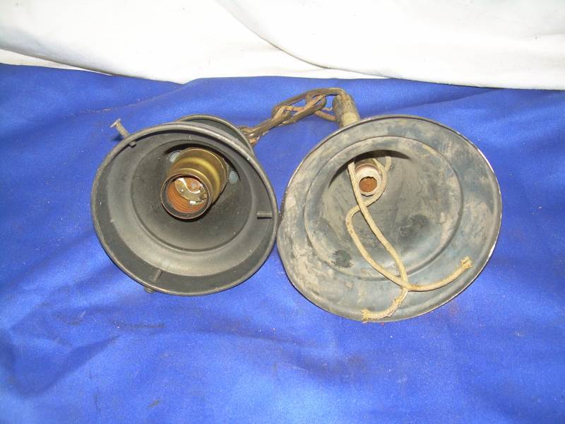 vintage brass light fixture