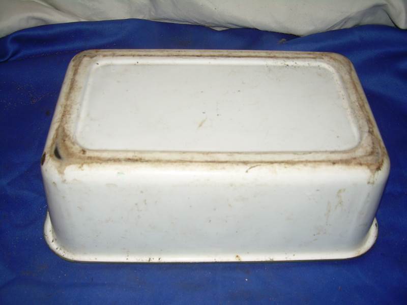 vintage metal roaster pot