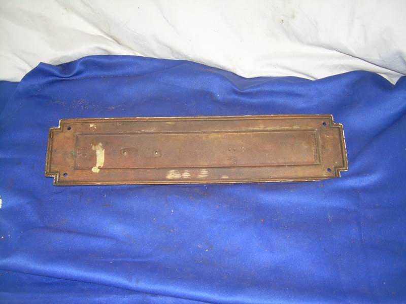 sergant and co brass plate