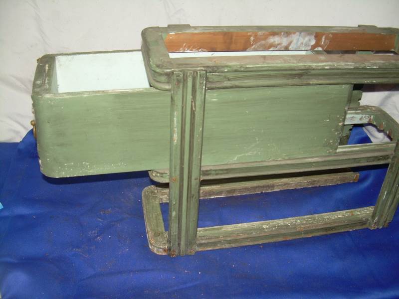antique wood sewing box