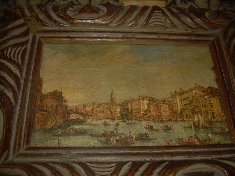 Vintage picture and frame