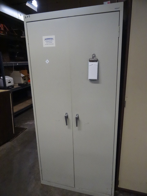 2 door metal cabinet