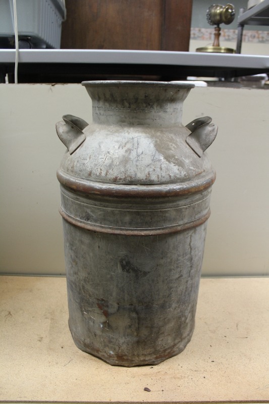 lot 29 image: Antique Cream Can
