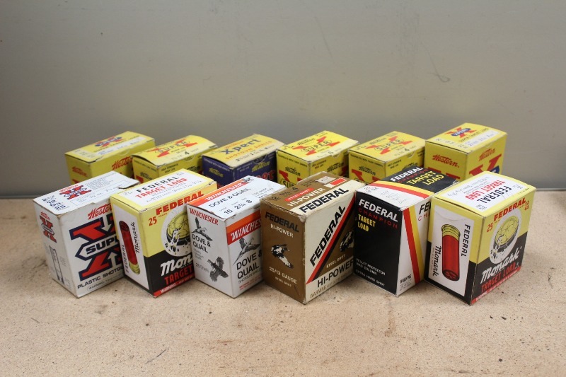 lot 56 image: Vintage Ammo Boxes