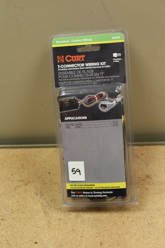 lot 59 image: Curt T Connector Wiring Kit