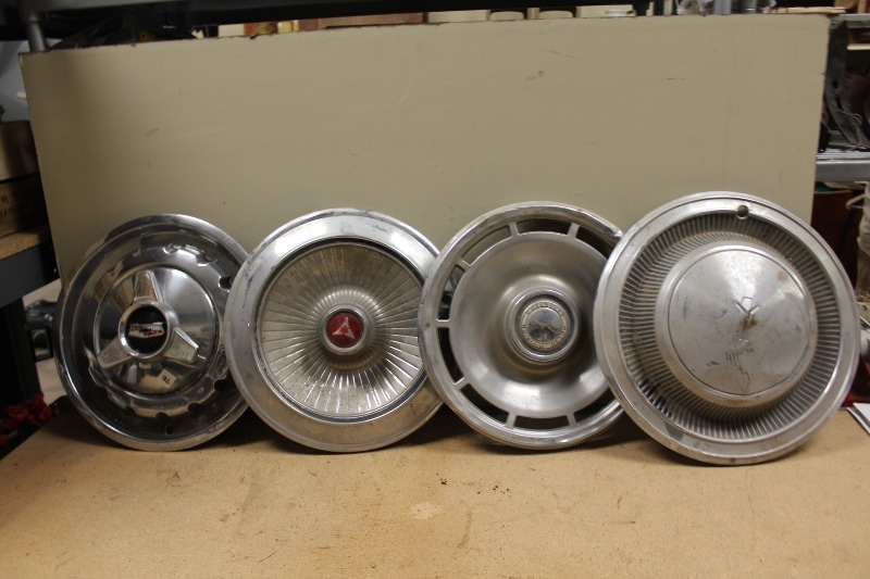 lot 82 image: Vintage Hubcaps