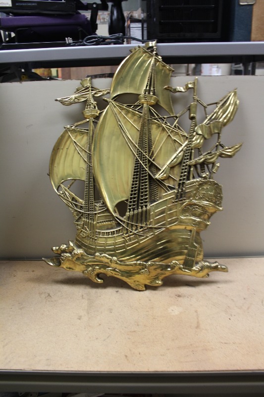 lot 87 image: Ship Wall Hanging