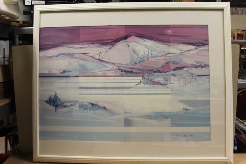 lot 90 image: Framed Print