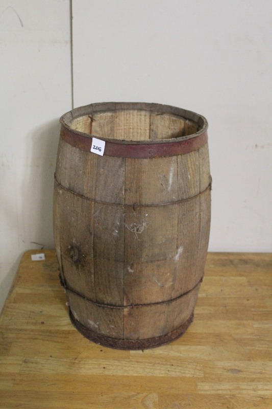 lot 205 image: Vintage Nail Keg