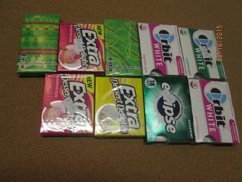 lot of 9 Extra, Orbit and eclipse p...