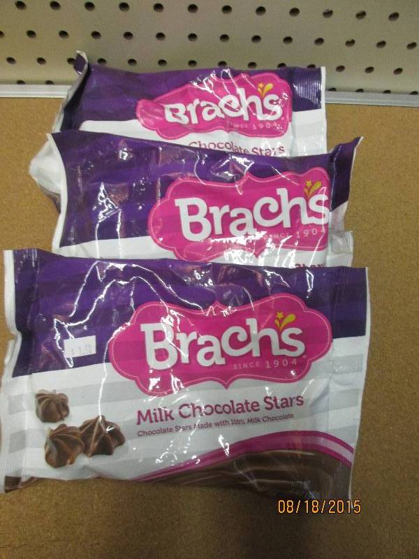 lot of 3 bags of branchs milk choco...