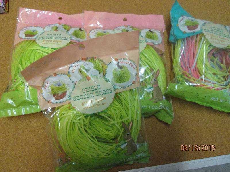lot of 4 edible easter grass Green ...