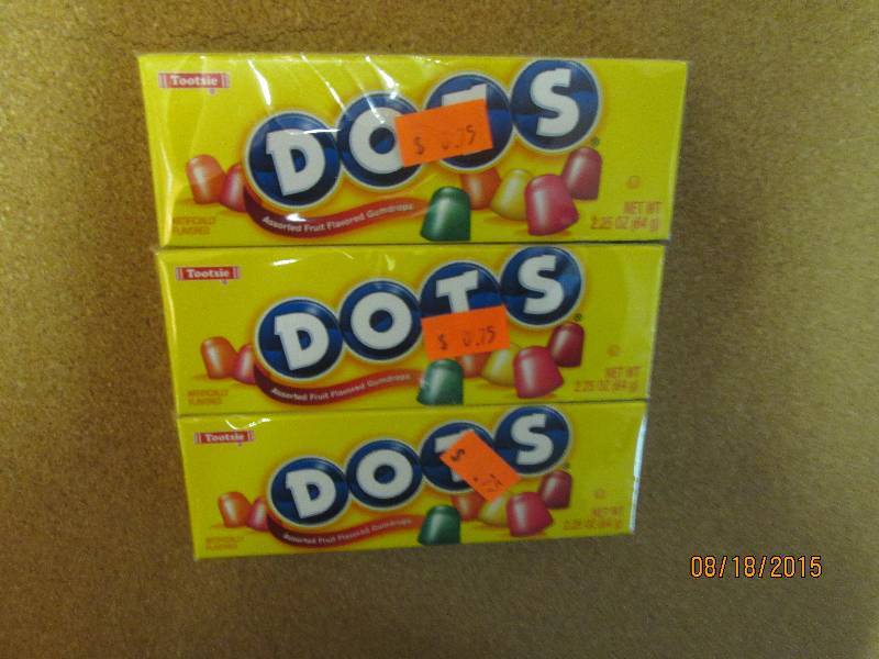 lot of 3 Dots candy boxes ...