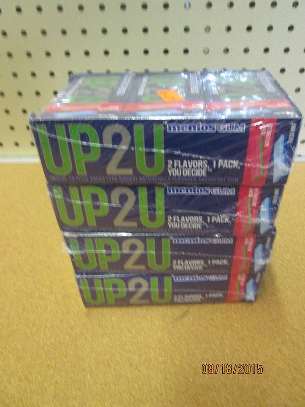 lot of 4 brand new UP 2 U gum packa...