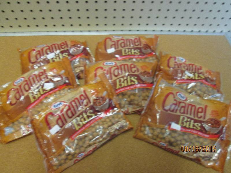 lot of 7 bags of Kraft caramel bite...