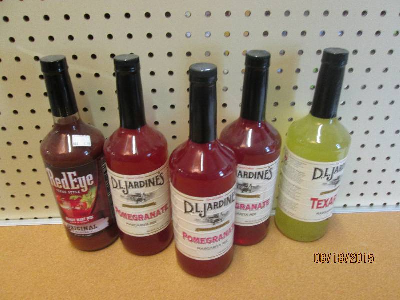 lot of 5 margrita mixes, bloody mar...