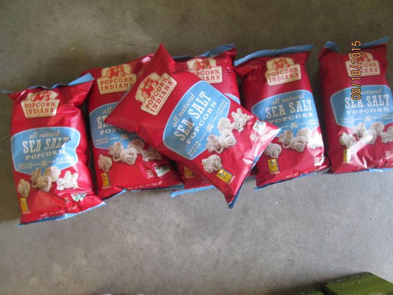 lot of 6 pop corn indiana all natur...
