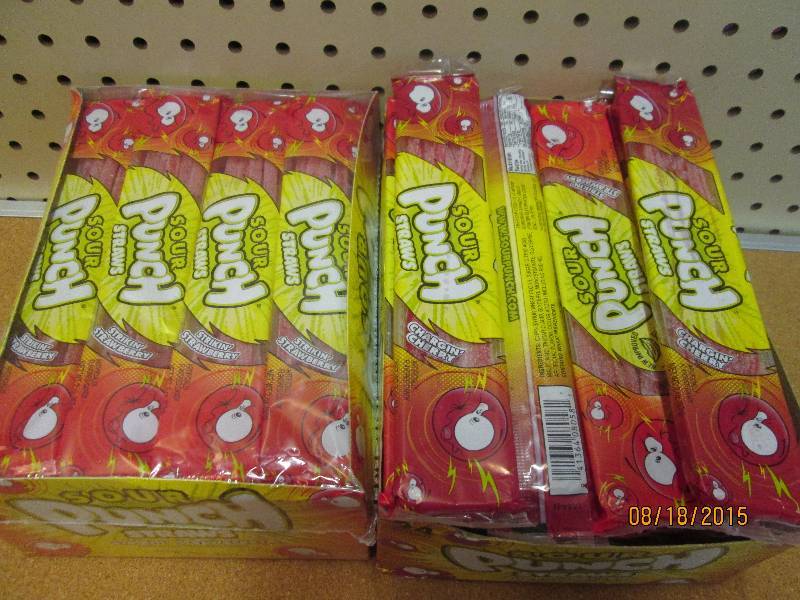 2 cases of sour punch straws chagi...