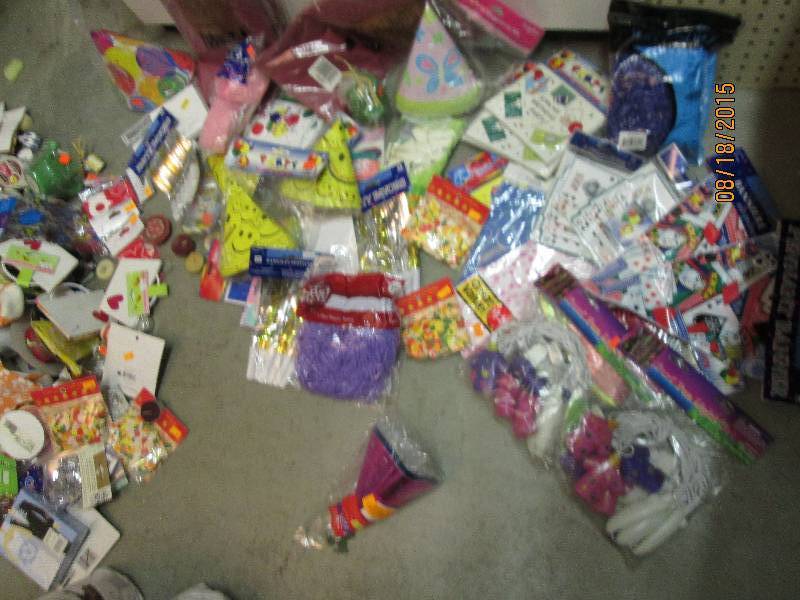 large mixed lot of party and decora...