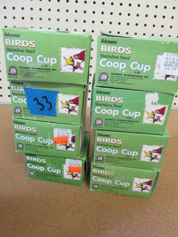 lot of 8 advance birds stainless st...