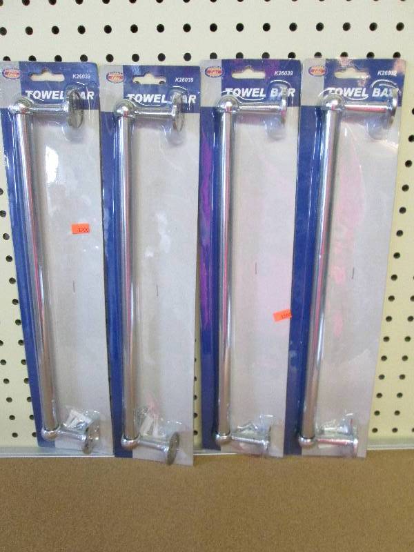 lot of 4 VWAY towel bars ...