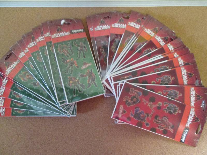 lot of small soldiers stickers 2 sh...