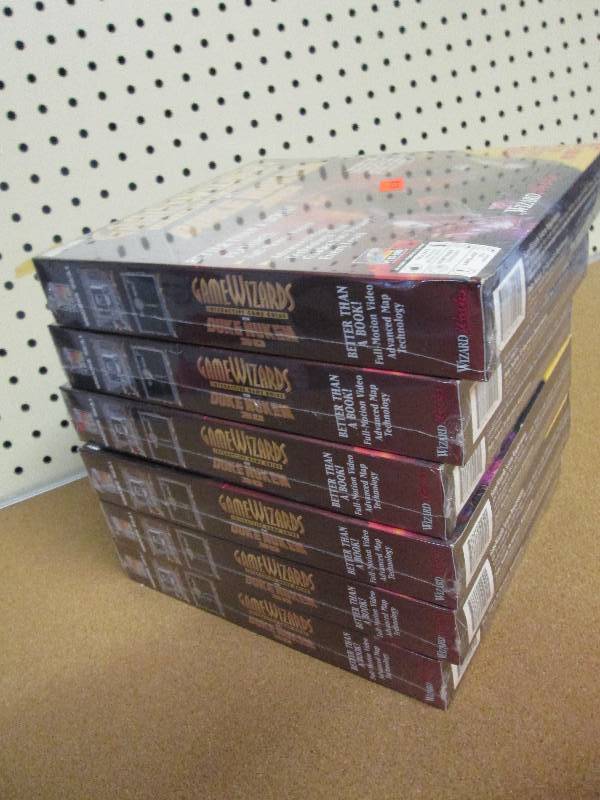 lot of 6 game wizards interactive g...