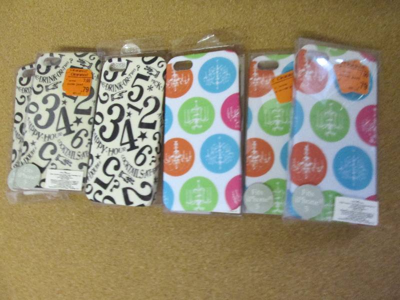 lot of 6 iPhone 5 cases...