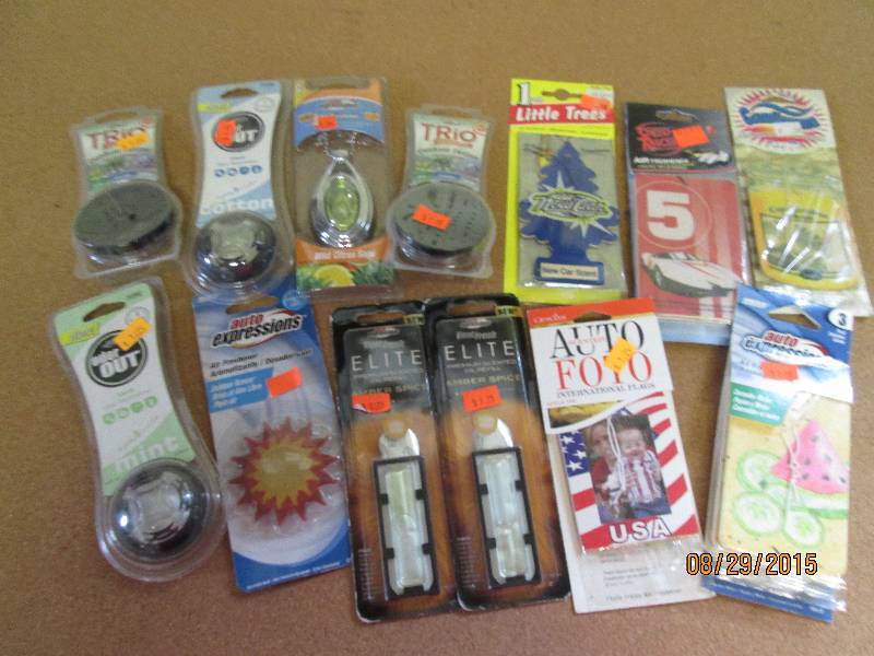 lot of car air freasheners ...