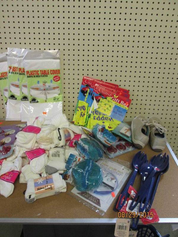 salad forks, iron heat pad, shoes, ...