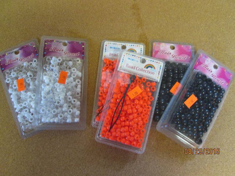 lot of brand new hair beads ...