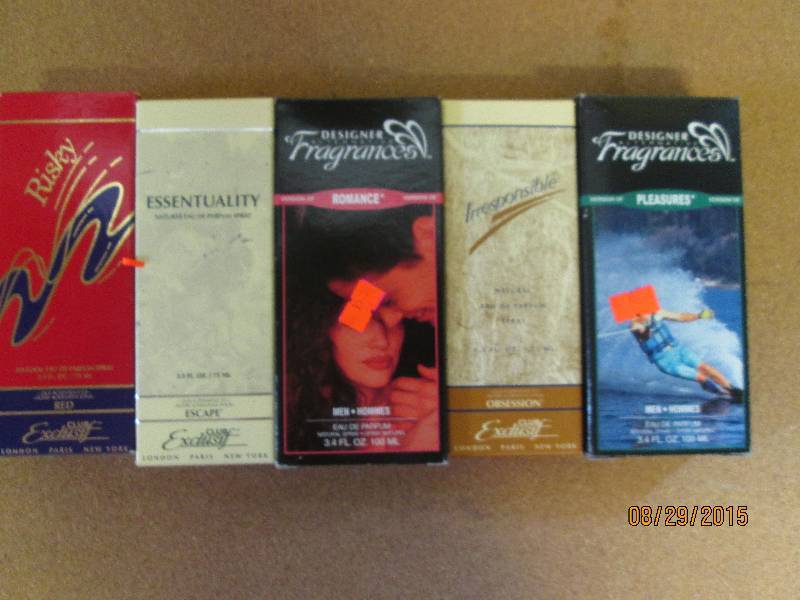 lot of 5 brand new mens cologne bot...
