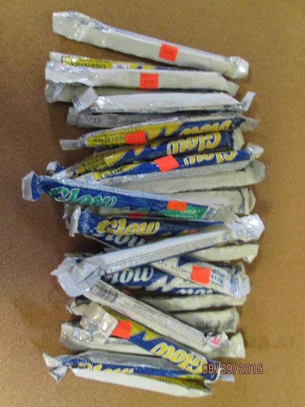 lot of 28 glow sticks in various co...