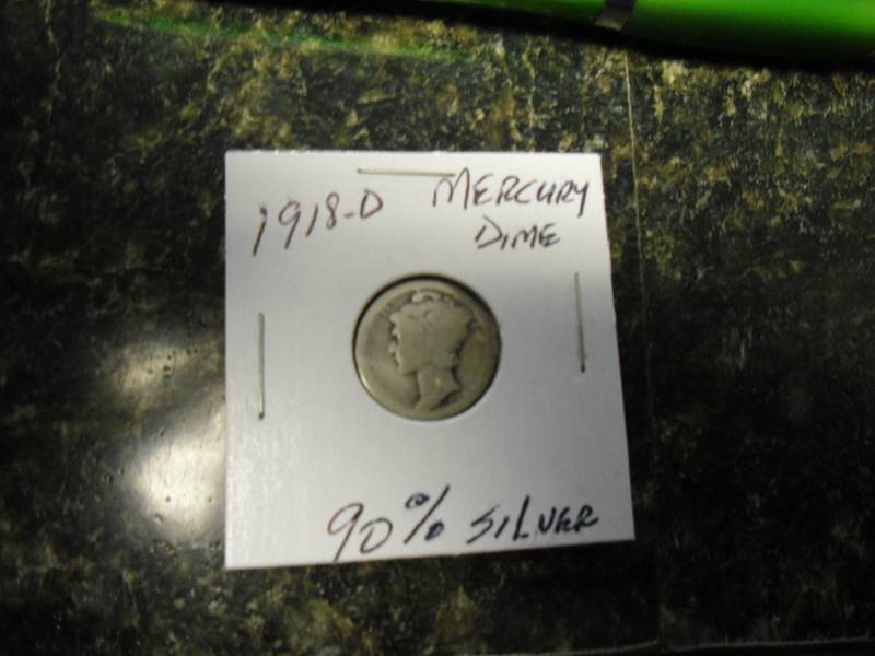 1918-D Mercury Dime