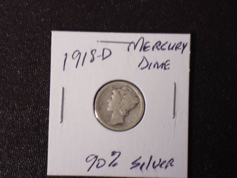 1918-D Mercury Dime